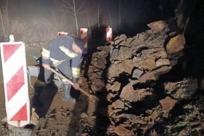 Zbog nedavnih stalnih padavina, magijski putevi Groboćica-Krušev…