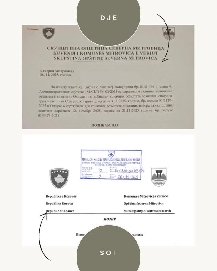 Srpska lista povlači: Pozvan na sastanak u severnoj Mitrovici sada pod nazivomRepublika Kosovo