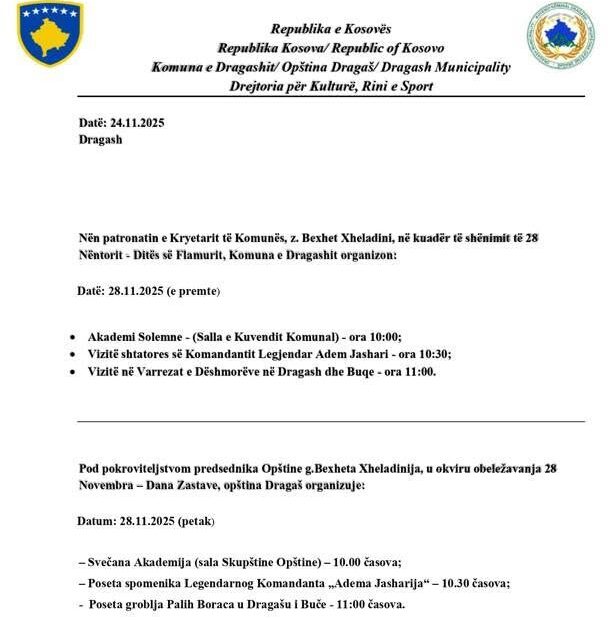 NJOFTIM pod pokroviteljstvom gradonaèelnika opštine, g.