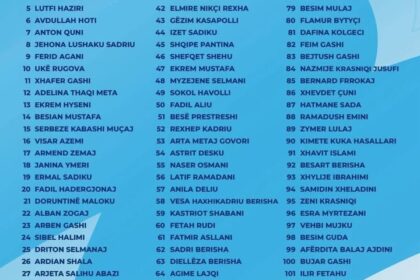 Ovo je lista DSK na izborima 28. decembra.