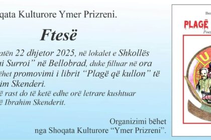 Belobard: Promotiran je autor Ibrahim Skajver Kulturno udruženje Ejmer Prizreni koje je organizovao…