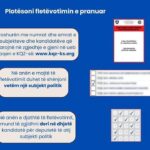 Si të votoni përmes postës 📬 👉 Plotësoni fletëvotimin, bashkëngjitni dëftesën e regjistrimit dhe dërgoni pakon sipas …