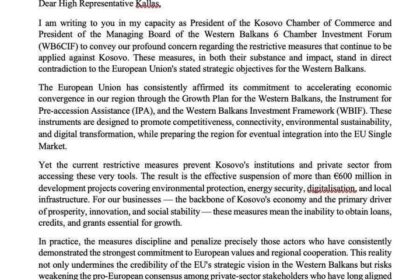 EU poziva EU da ukine restriktivne mere i utr put razvoju, g. predsedavajući ekonomske ode Kosova, g.