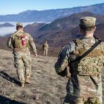 Ushtarët amerikanë të KFOR-it patrulluan në Zonën e Përgjegjësisë Trupat amerikane nga Komanda Rajonale Lindje (RC-E)…