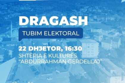 NJOFTIM iz DSK Ogranak Dragaš Demokratski savez Kosova domaćin je centralnog izbornog skupa u opštini Dragaš,…