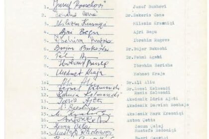 Potpisnici Inicijativnog saveta DSK, osnivanja velikih promena na Kosovu, publicista i istraživač Milazim Kras…