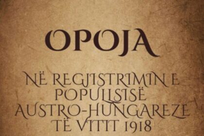 Saèuvan je redak istorijski dokument koji je izdalo austrougarsko stanovništvo 1918. godine za Opoju…