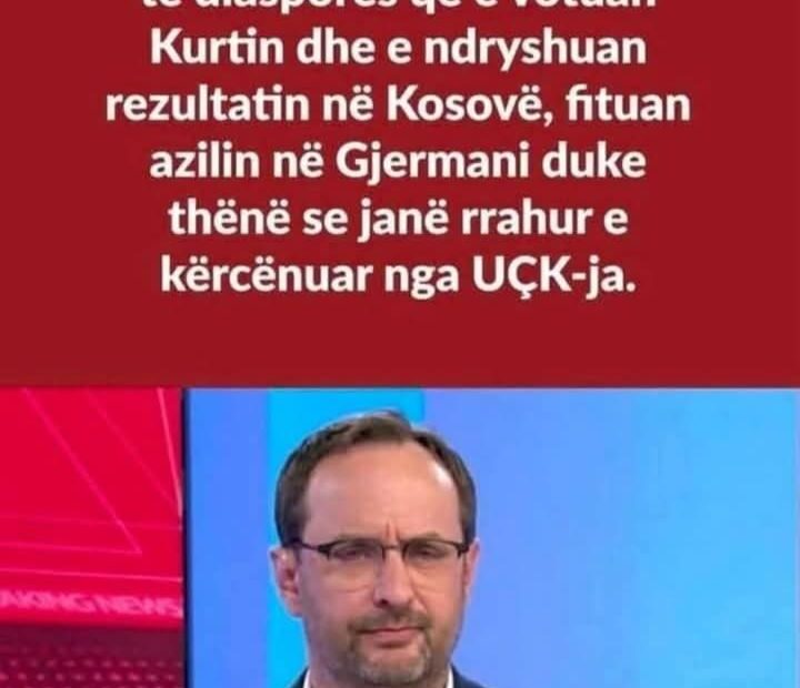Nemački novinar: Deo dijaspore koji je izglasao da je Kurti dobio azil u Nemačkoj Peter Tiede, istraživački novinar iz…