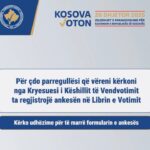 Ruaj integritetin e votës – raporto çdo parregullësi që vëren në vendvotim!