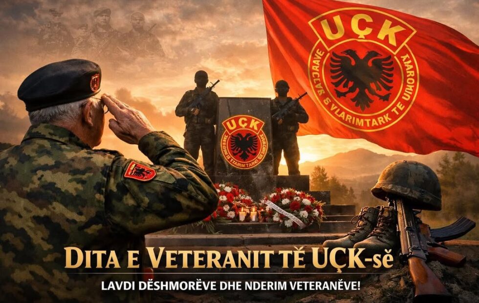 Pozdrav povodom Dana veterana OVK danas obeležavaju veterani Oslobodilačke vojske Kosova (OVK)…