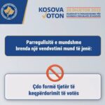 Ruaj integritetin e votës – raporto çdo parregullësi që vëren në vendvotim!