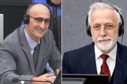 Salih Mustafa i Jakup Krasnići slave svoj rođendan, čak i ovaj put u Hagu dva bivša lidera Oslobodilačke vojske…