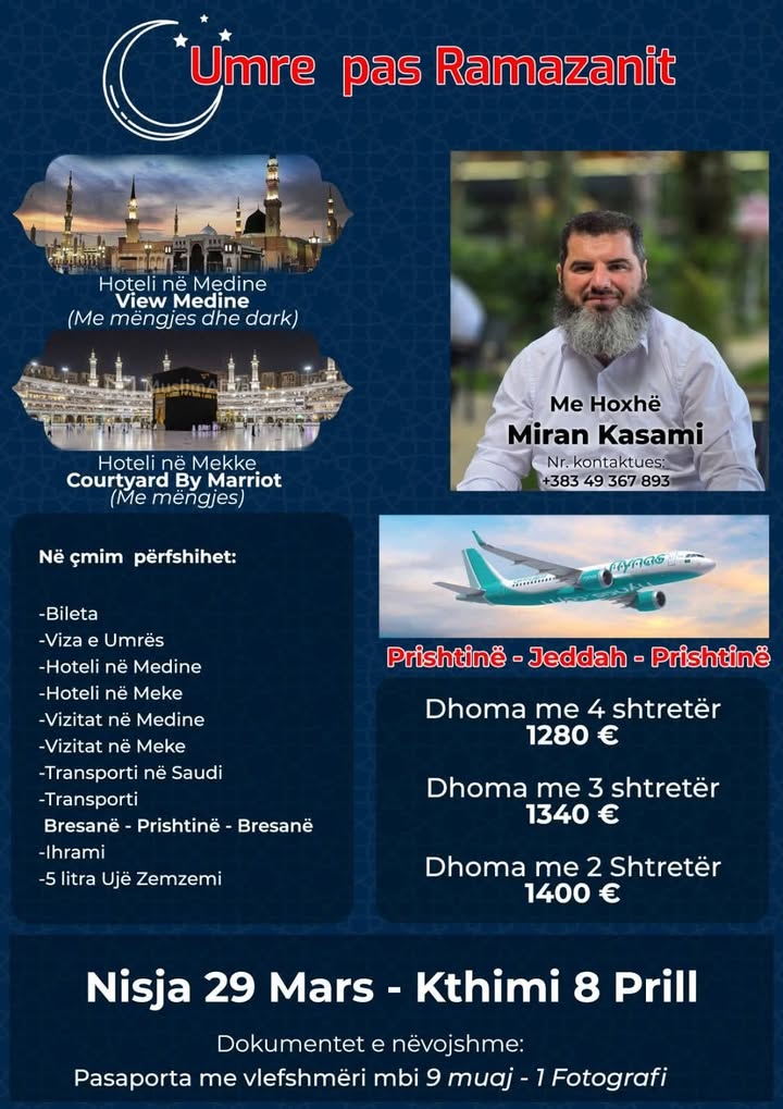 Umre posle Ramazana u Shaa Alahu!