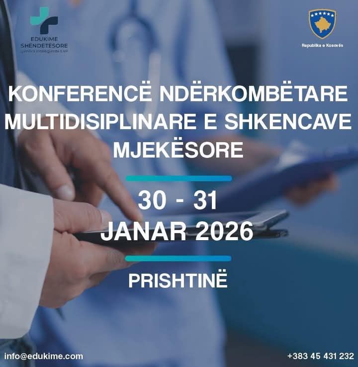 Međunarodnu konferenciju medicinskih nauka priznaje 2026. godine Oda kosovskih apotekara Oda apotekara …