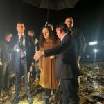 Presidentja Vjosa Osmani viziton Malishevën pas përmbytjeve dhe shpalljes së gjendjes së jashtëzakonshme Presidentja …