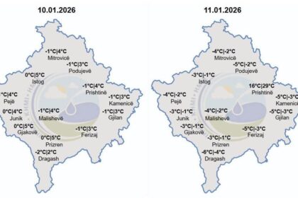 Očekuje se da će ih vremenske prognoze za 10. vikend 2026. tokom vikenda uglavnom ubiti, uz kišu i sneg.