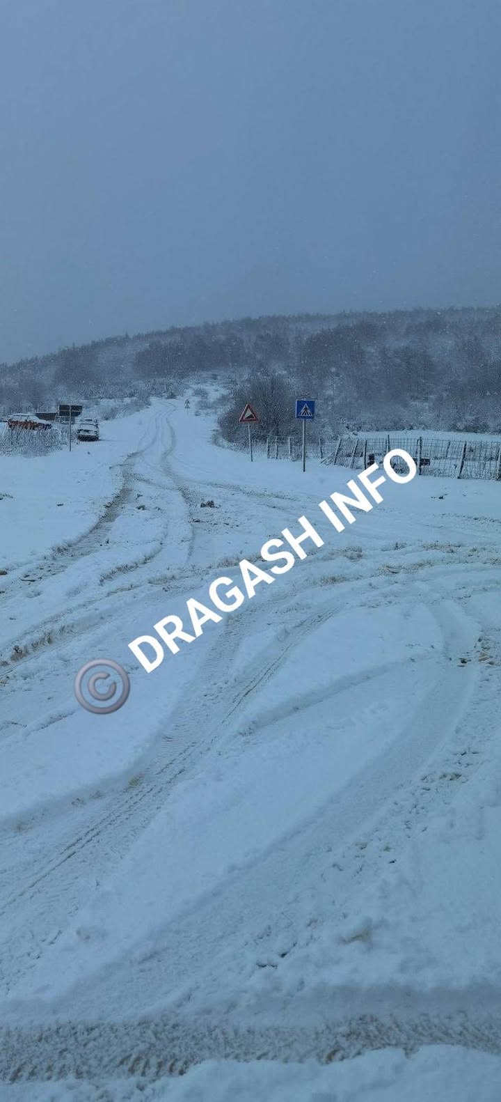 Situacija puta koji povezuje Dragaš-Restelić ulicu od zemlje zvaneBuka do granične tačke sa…