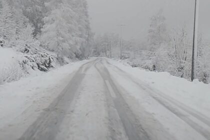 Restelski put, opasna situacija na graničnom području opštine Dragaš, u vozu…