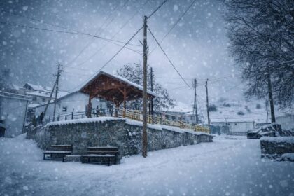 Zima je selo Brod prekrilo belinom.