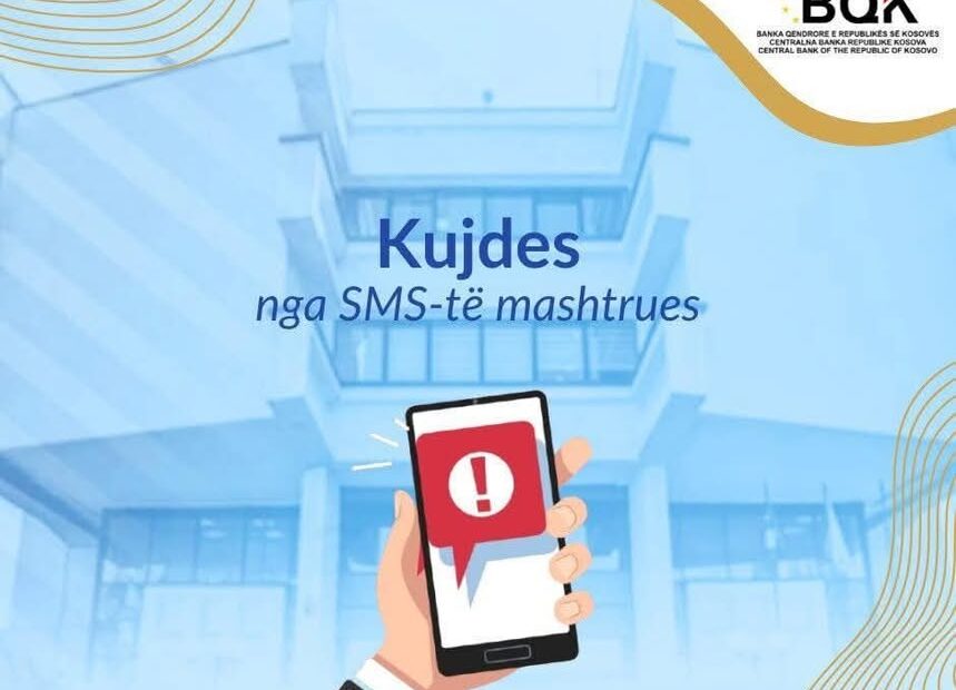 CIK upozorava građane na lažne kampanje putem SMS poruka Centralne banke Republike Kosovo (BEC) k…