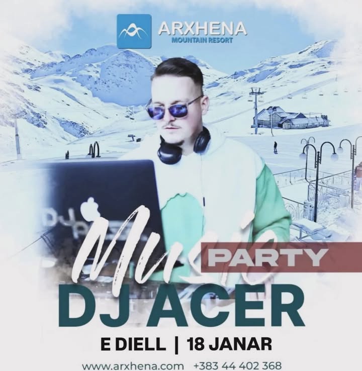 Hajde, uživajmo u punom danu snežnog vida sa DJ ACER Mountain Resortom u nedelju, 18. januara…
