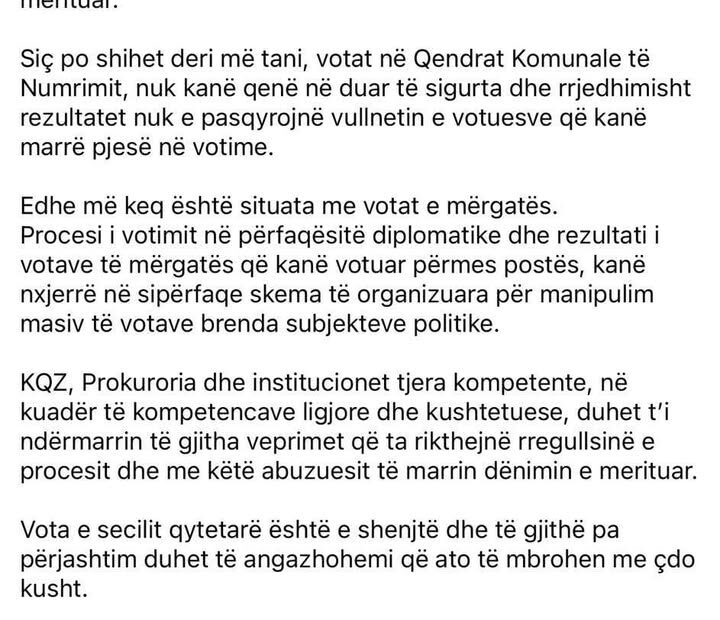 ) Selmanaj: Od industrijske krađe glasanja 2010. godine do industrijske manipulacije u 2025. godini, šef ogranka De Lige…