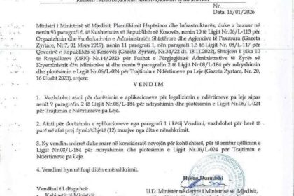 Traje 12 meseci da se ozakoni gradnja bez dozvole Ministarstva životne sredine, planiranja svemira i Infre…