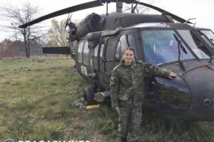 Liridona Baftijari iz Gnjilana, prvi albanski pilot Kosovskih bezbednosnih snaga…