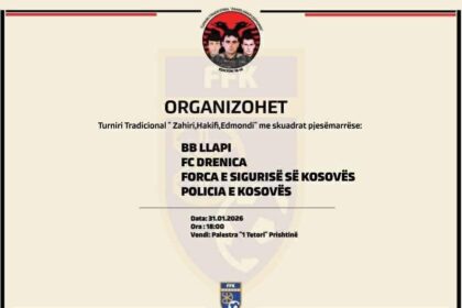 Vikendom će se u subotu 31. januara održati tradicionalni Zahiri, Hakifi, Edmundi, turnir…