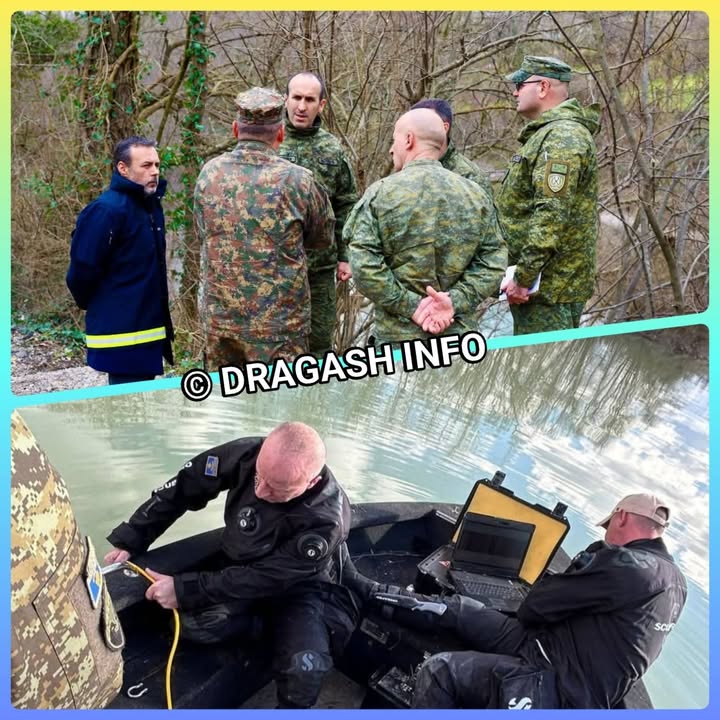Albanske snage i KSF prate istraživanje reke Met za nestalu osobu albanskih oružanih snaga…