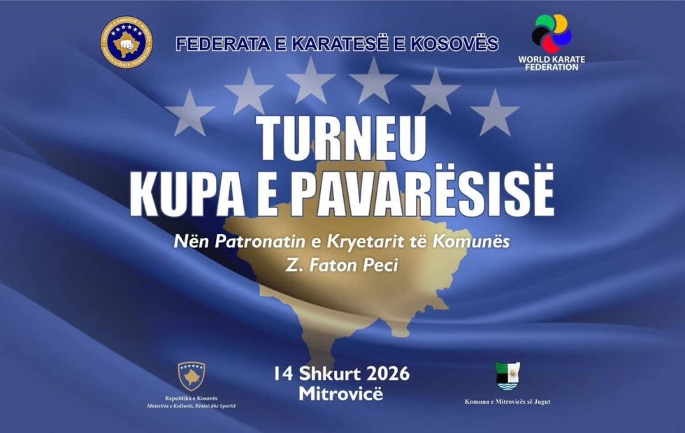 U Mitrovici je 14. februara Kosovska karate federacija saopštila da 14. februara 2026…