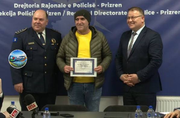 Opojanski novinar Nuhi Salihu počašćen je zahvalnošću novinara Kosovske policije iz Opoje, Nuhi Salihu, čast mi je…