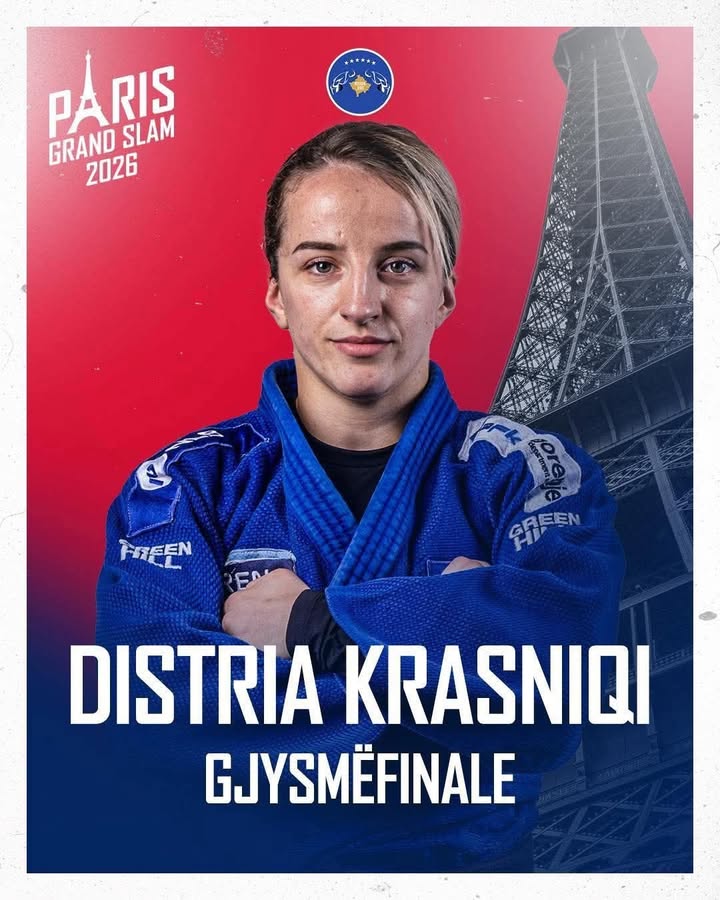 Okrug Krasnići u polufinalu Paris Grand Slam-Judit Kosovar Distria Krasnići obezbedio je kvalifikacije …