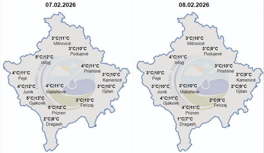 Petak (0708 februar 2026) Subota (07.02.2026) Sa sunčanim intervalima, Mot ih je ubio.