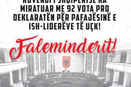 Skupština Albanije odobrila je deklaraciju nevinosti bivšeg parlamenta OVK Iders Albanije odobrila je 9…