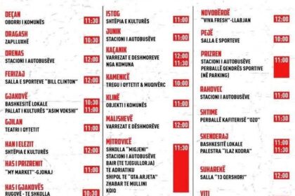 Raspored lansiranja autobusa se izdaje za martovsku Pravdu, a ne politiku 17. februara, Organizacija slobode ima ime…