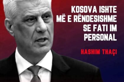 Poslednje saopštenje predsednika Hašima Taèija u Specijalnom sudu u Hagu, 18. februara 2026. godine, odato je priznanje šefovima…