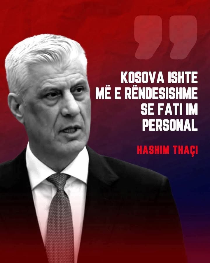 Poslednje saopštenje predsednika Hašima Taèija u Specijalnom sudu u Hagu, 18. februara 2026. godine, odato je priznanje šefovima…