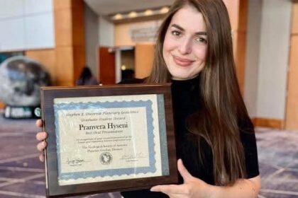 Astronomja kosovare Pranvera Hyseni nderohet me çmim prestigjioz në SHBA