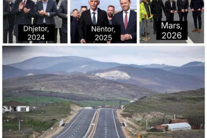RRUGA 9-KILOMETERSHE PËRUROHET TRI HERË NGA QEVERIA KURTI