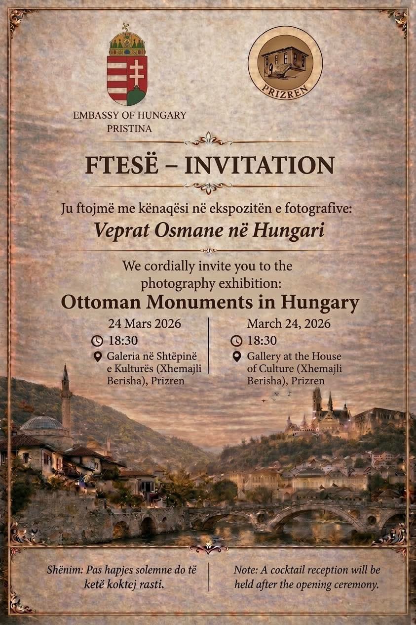 Ekspozitë fotografike në Prizren: “Veprat Osmane në Hungari”