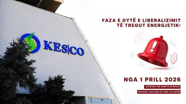 Nga 1 prilli 2026 nis faza e dytë e liberalizimit të tregut energjetik në Kosovë