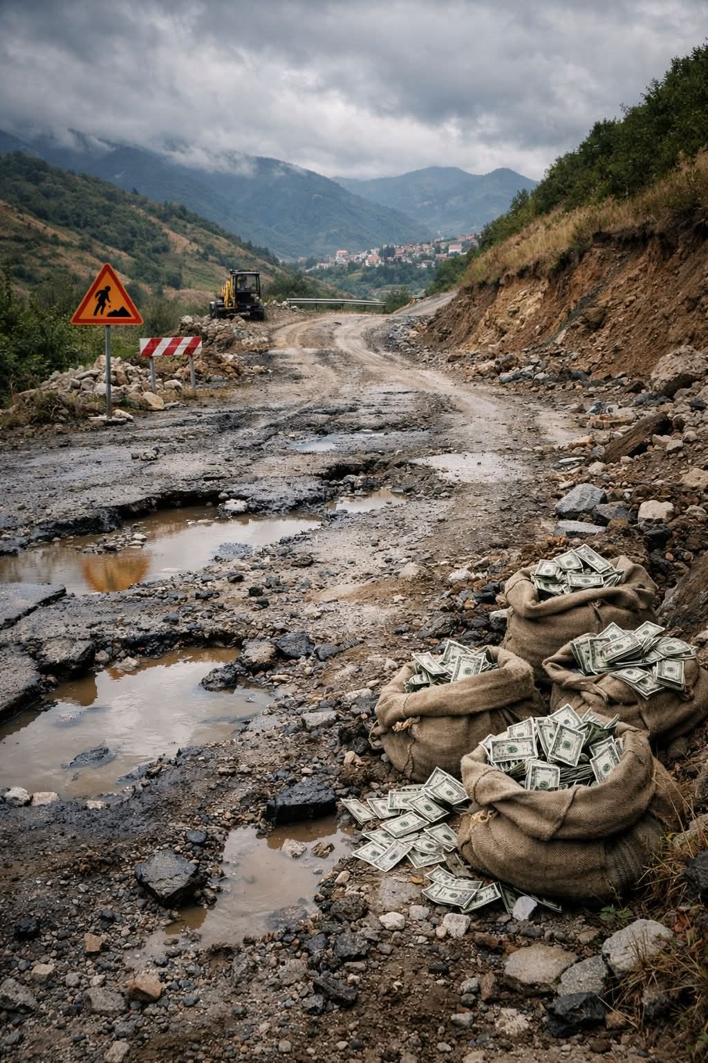 Reagovanje na stanje puta Globočica – Zlipotok – Baćka – Brod: optužbe za loše upravljanje javnim novcem