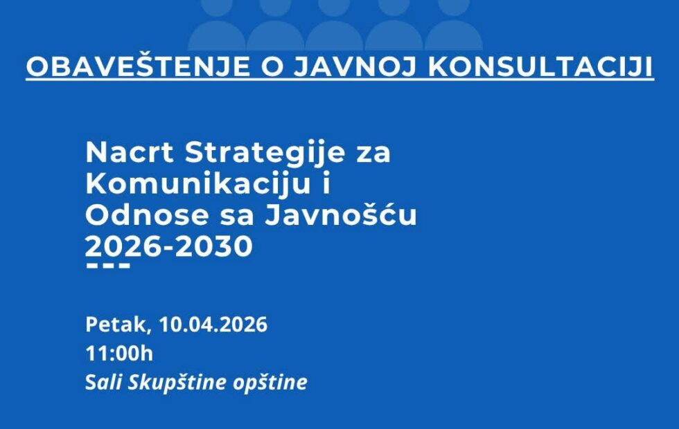 Opština Dragaš otvorila javnu raspravu o Strategiji komunikacije 2026–2030