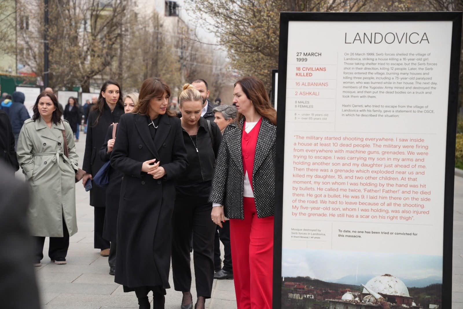 Promovimi i ekspozitës për masakrat në Kosovë ngjall reagime të ashpra