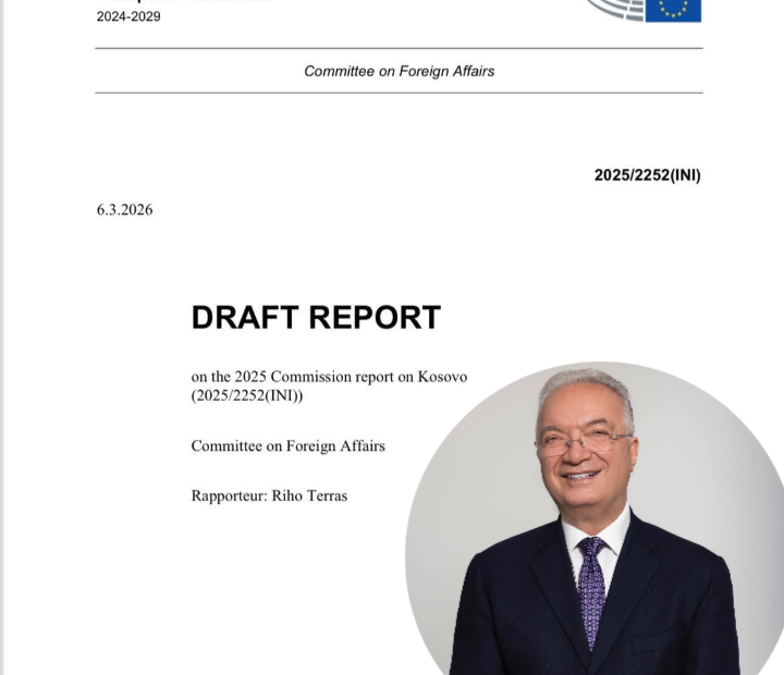 Haliti: Raporti i Parlamentit Evropian e cilëson vitin 2025 “Vit të humbur” për Kosovën