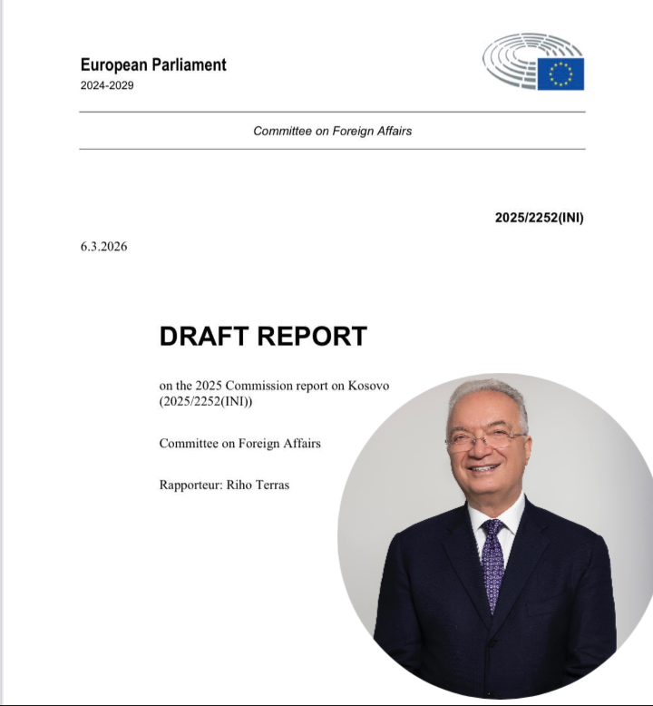 Haliti: Raporti i Parlamentit Evropian e cilëson vitin 2025 “Vit të humbur” për Kosovën