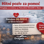 Apel za pomoć: Prikupljaju se sredstva za lečenje Mukadese Xhimshiti iz Blača