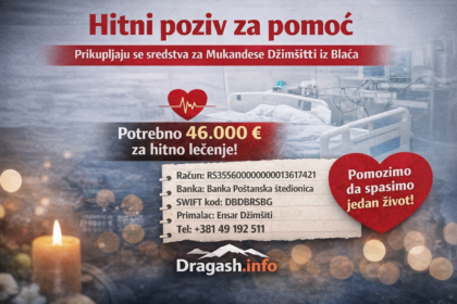 Apel za pomoć: Prikupljaju se sredstva za lečenje Mukadese Xhimshiti iz Blača
